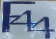 Sealine F44 Blue/Chrome Emblem